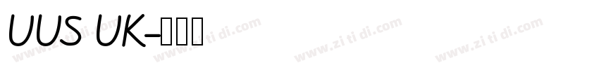 UUS UK字体转换